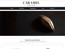 Tablet Screenshot of caramel.cl